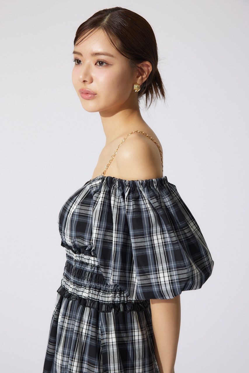 rienda「バルーンスリーブフレアワンピース」|ワンピース|