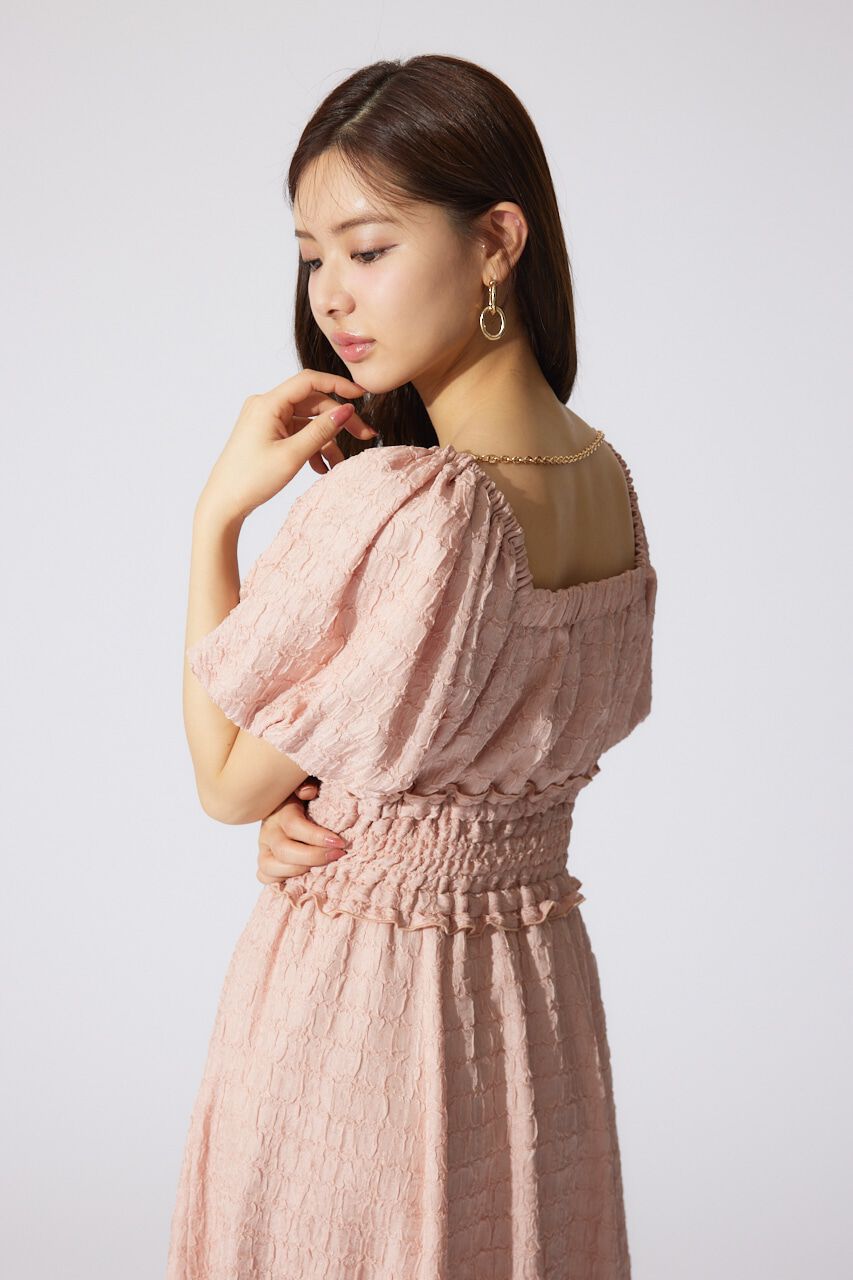 rienda「バルーンスリーブフレアワンピース」|ワンピース|