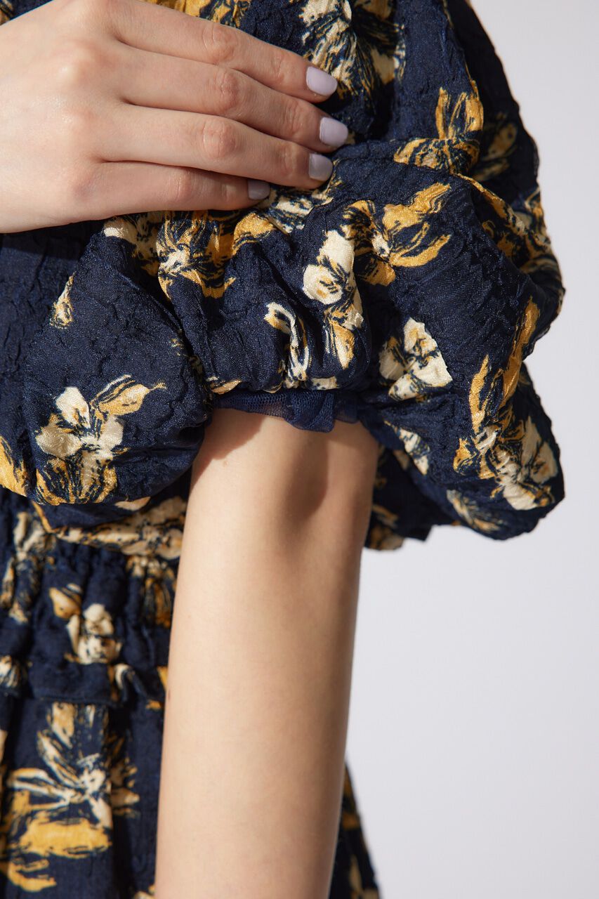 rienda「バルーンスリーブフレアワンピース」|ワンピース|