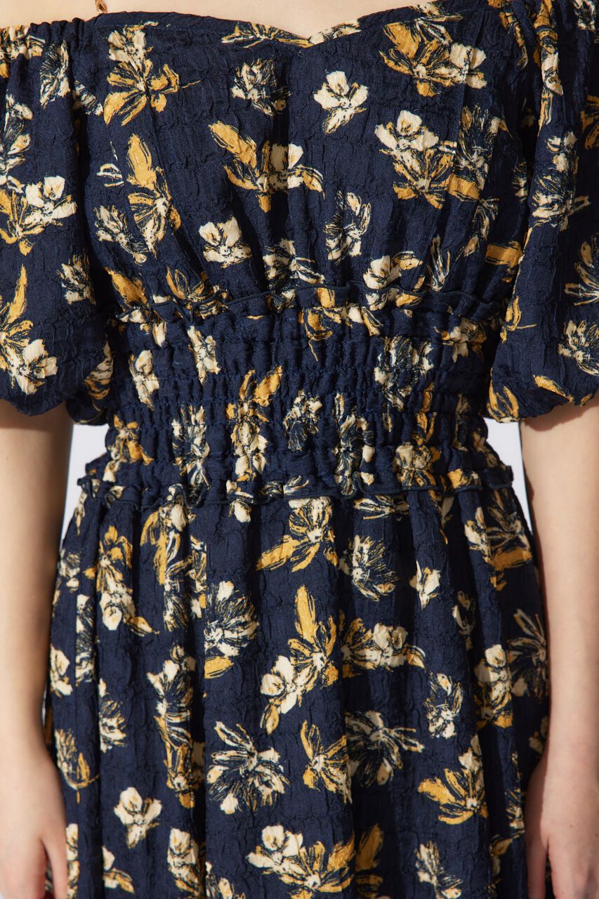 rienda「バルーンスリーブフレアワンピース」|ワンピース|