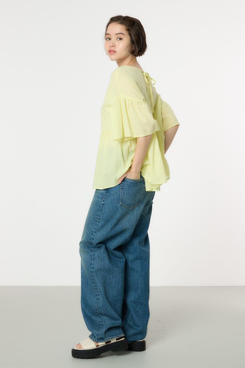 RODEO CROWNS「オールドウォッシュワイドルーズデニム」|デニム|