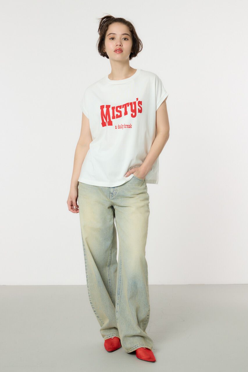 RODEO CROWNS「オールドウォッシュワイドルーズデニム」|デニム|