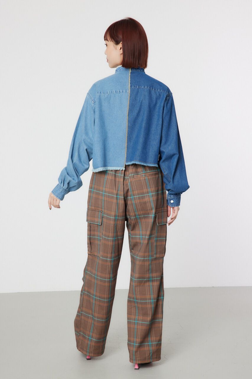 RODEO CROWNS「リボンクロップドシャツ」|シャツ・ブラウス|