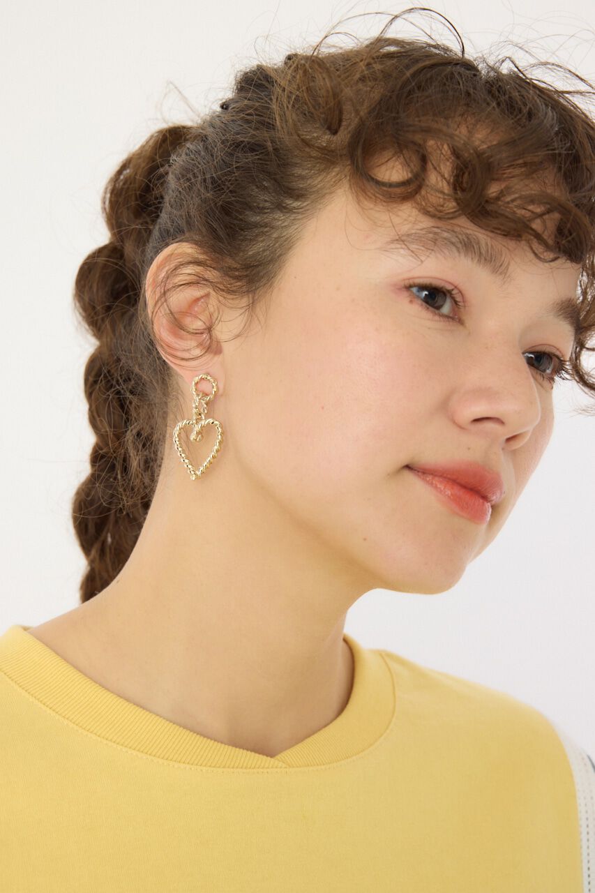 RODEO CROWNS「ハートネジリピアス」|ピアス|