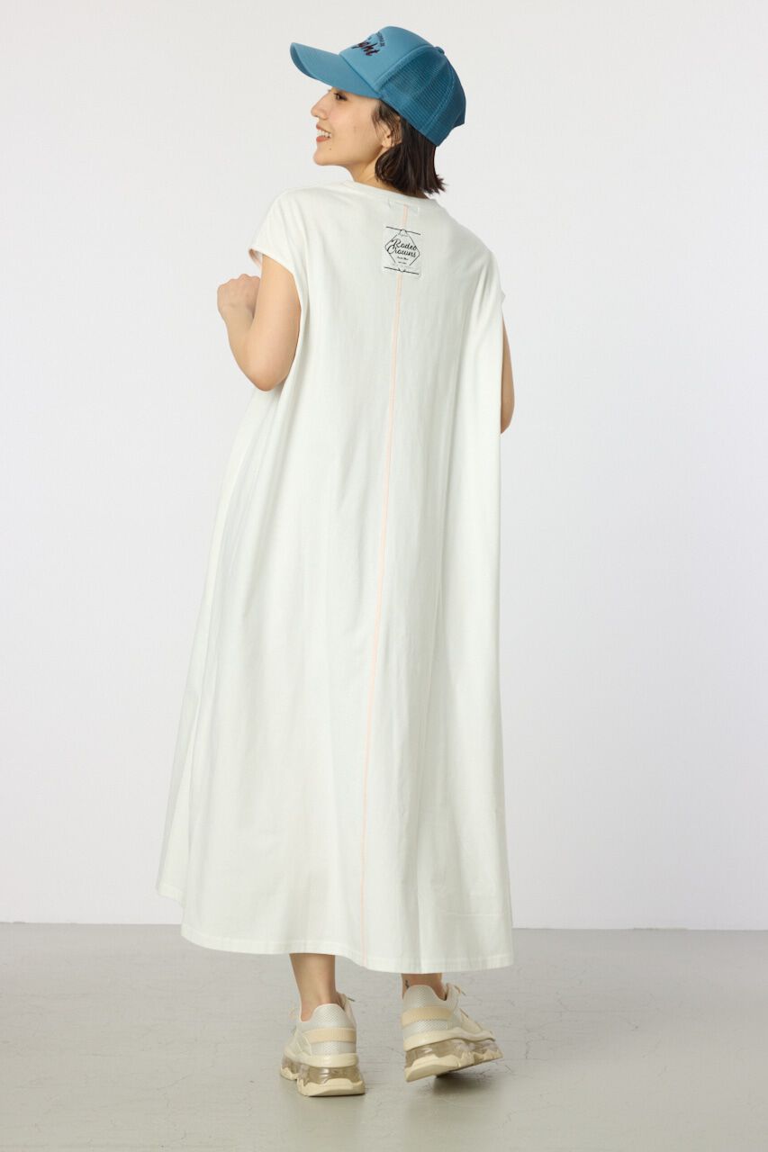 RODEO CROWNS「配色ステッチノースリーブワンピース」|ワンピース|