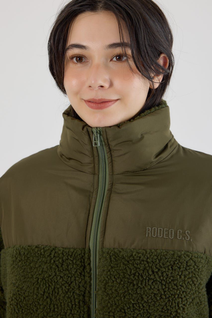 RODEO CROWNS「切り替えボアロゴジャケット」|その他|