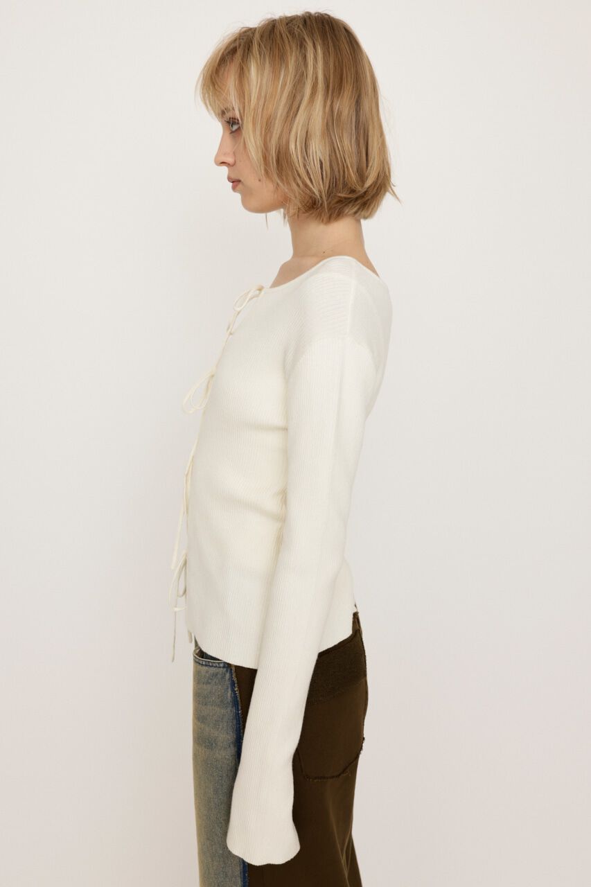 SLY「MANYWAY RIBBON KNIT トップス」|ニット・セーター|