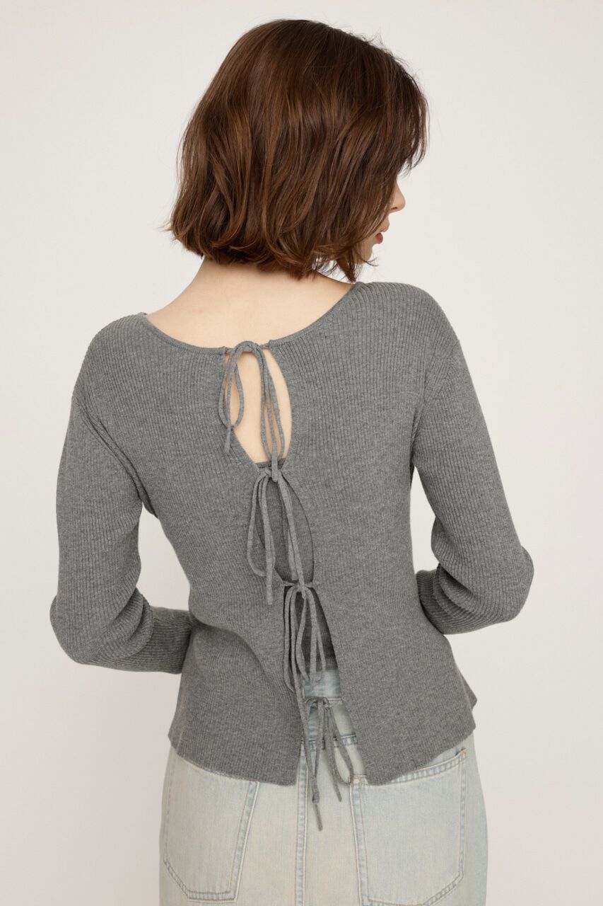SLY「MANYWAY RIBBON KNIT トップス」|ニット・セーター|