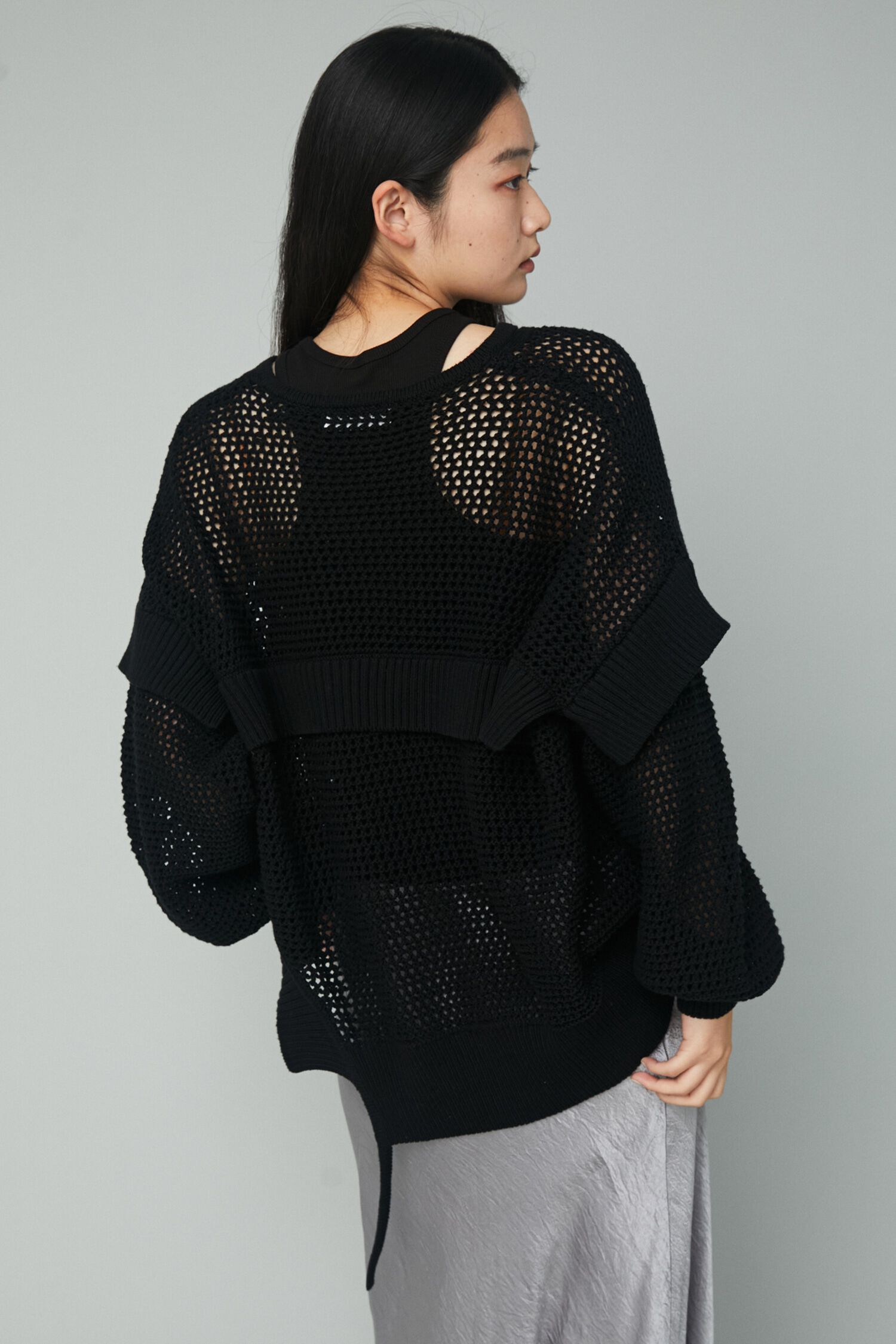 HeRIN.CYE「Mesh knit tops」|ニット・セーター|