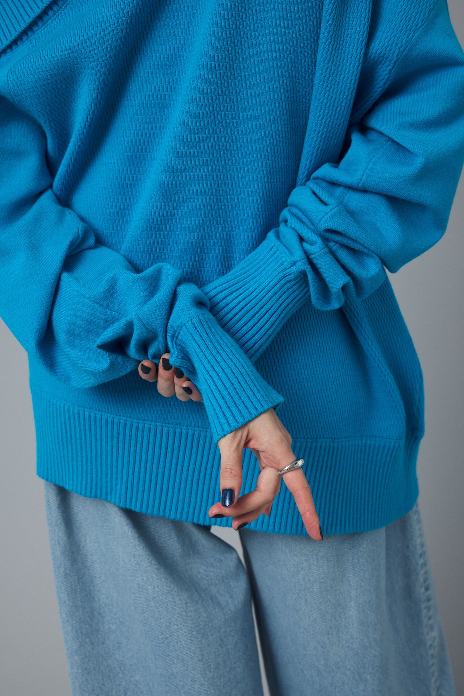 HeRIN.CYE「Thermal off shoulder tops」|ニット・セーター|