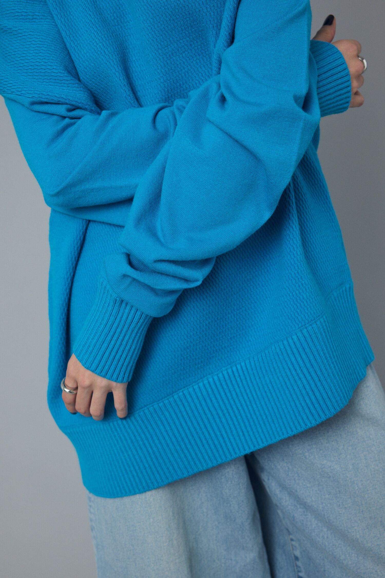 HeRIN.CYE「Thermal off shoulder tops」|ニット・セーター|