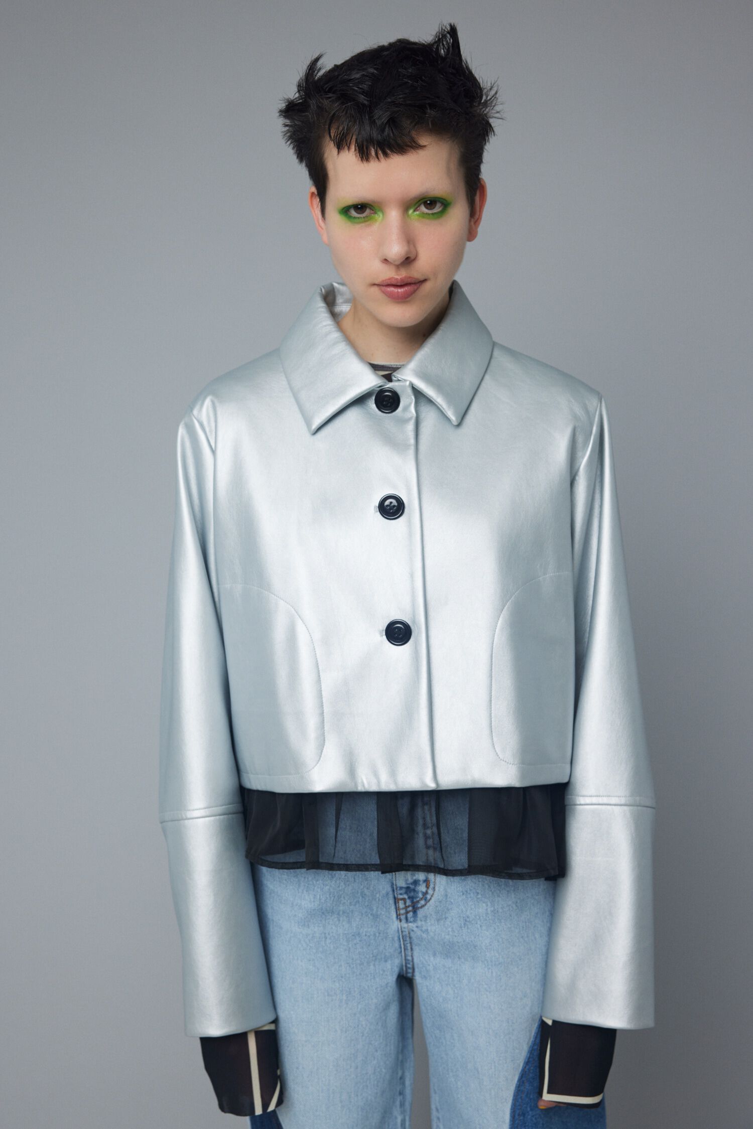 HeRIN.CYE「Fake leather jacket」|その他|