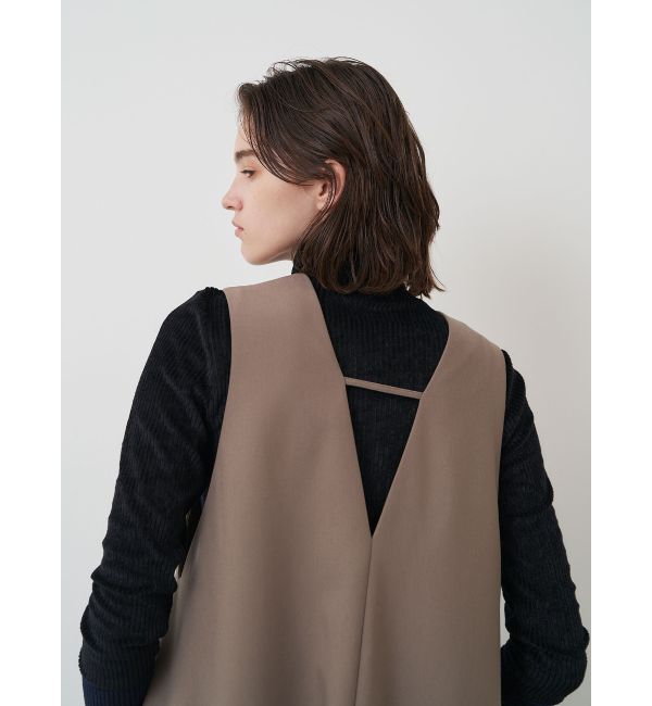 ELENDEEK「DEEP V NECK A-LINE OP」|ジャンパースカート|