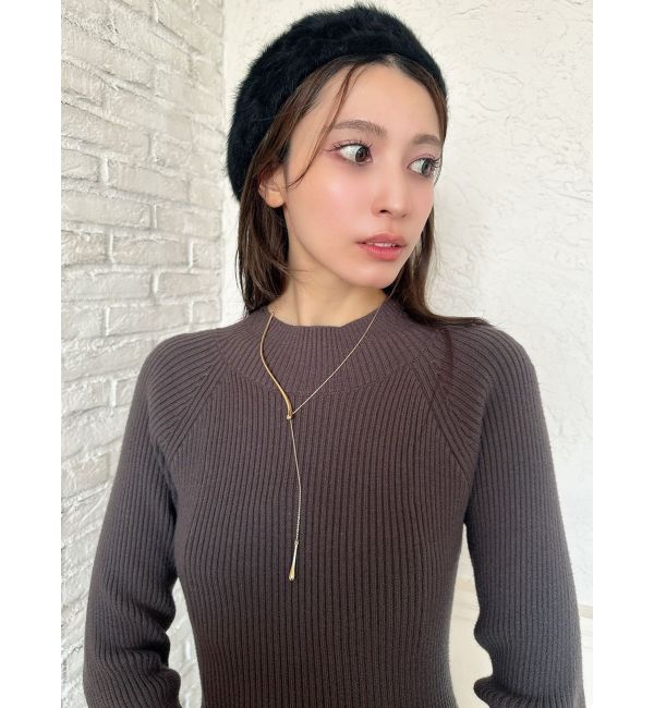 RESEXXY「アシンメトリーロングネックレス」|ネックレス|