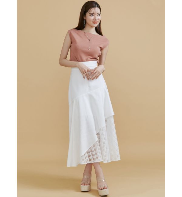 RESEXXY「アシンメトリーロングネックレス」|ネックレス|