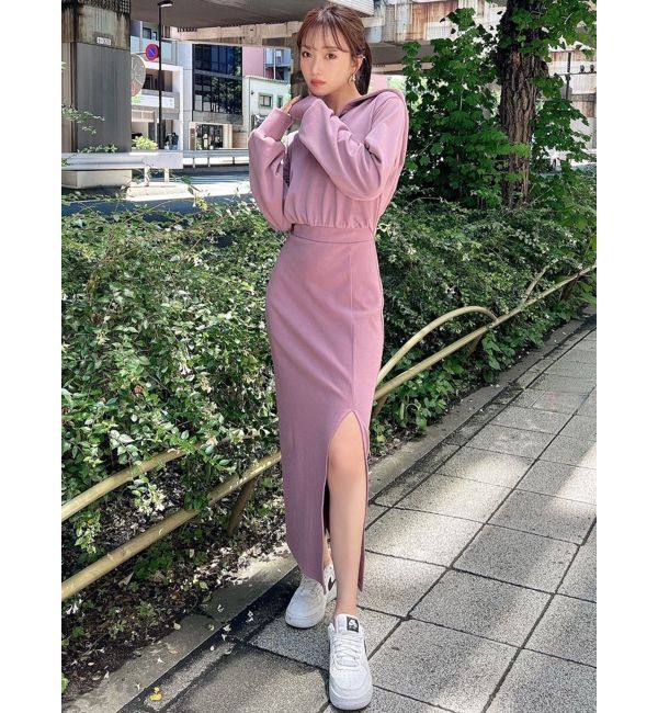 RESEXXY「スウェットフーディワンピース」|ワンピース|