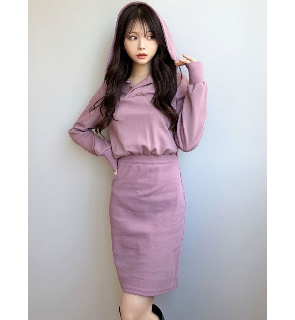 RESEXXY「スウェットフーディワンピース」|ワンピース|