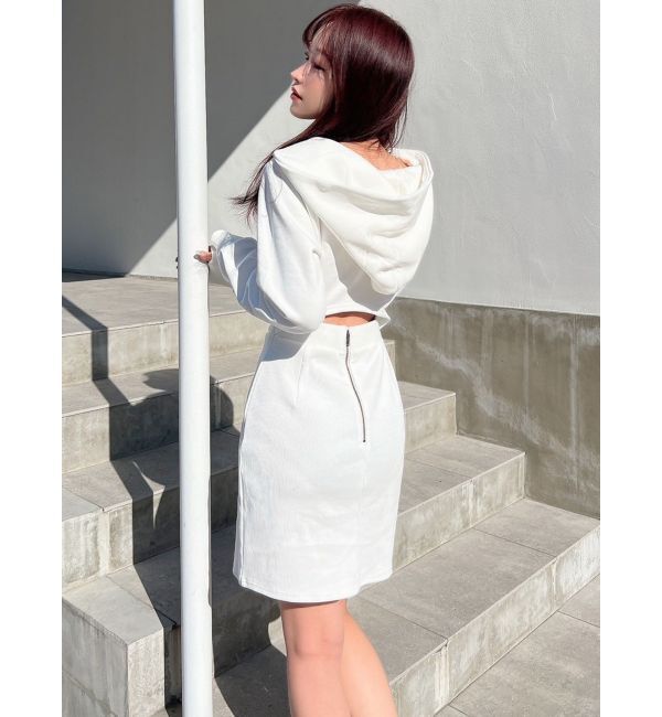 RESEXXY「スウェットフーディワンピース」|ワンピース|