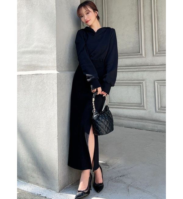 RESEXXY「スウェットフーディワンピース」|ワンピース|