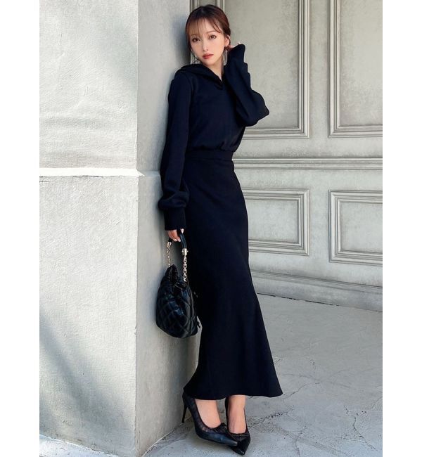 RESEXXY「スウェットフーディワンピース」|ワンピース|