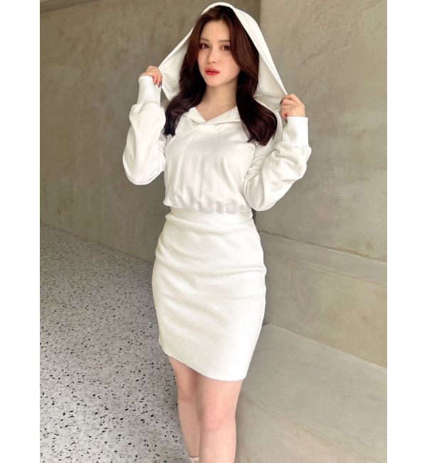 RESEXXY「スウェットフーディワンピース」|ワンピース|