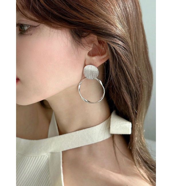 RESEXXY「ツイストサークルピアス」|ピアス|