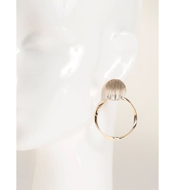 RESEXXY「ツイストサークルピアス」|ピアス|