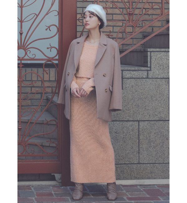 RESEXXY「グリッターIラインニットスカート【セットアップ着用可能】」|スカート|