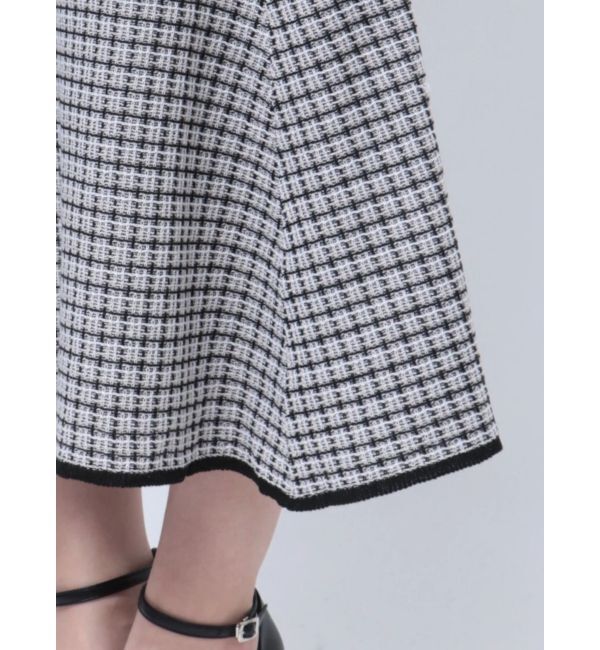 RESEXXY「バイカラーツイードマーメイドワンピース」|ワンピース|