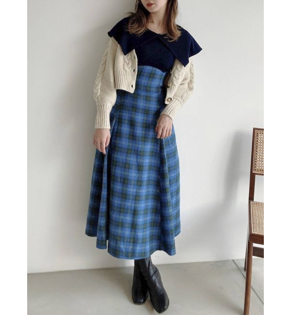 dazzlin「ケーブルラインショートカーディガン」|カーディガン|