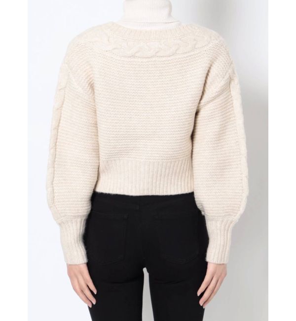 dazzlin「ケーブルラインショートカーディガン」|カーディガン|