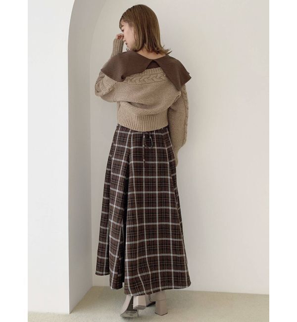 dazzlin「ケーブルラインショートカーディガン」|カーディガン|