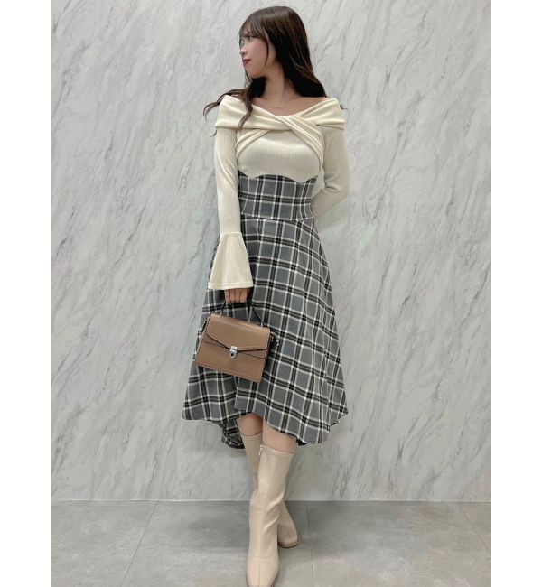 dazzlin「ツイストクロスドッキングワンピース」|ワンピース|