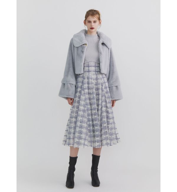 dazzlin「ヘムレースリブニットトップス」|ニット・セーター|