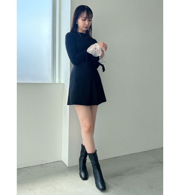 dazzlin「ヘムレースリブニットトップス」|ニット・セーター|