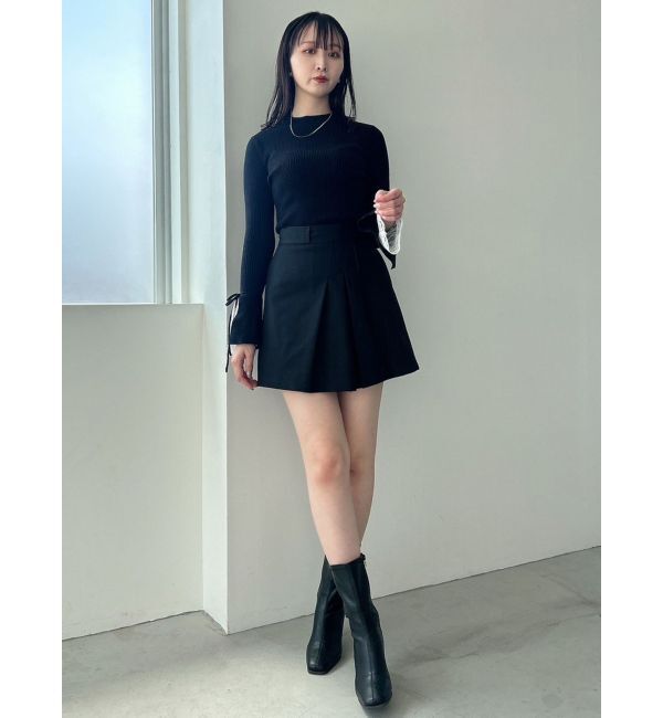 dazzlin「ヘムレースリブニットトップス」|ニット・セーター|