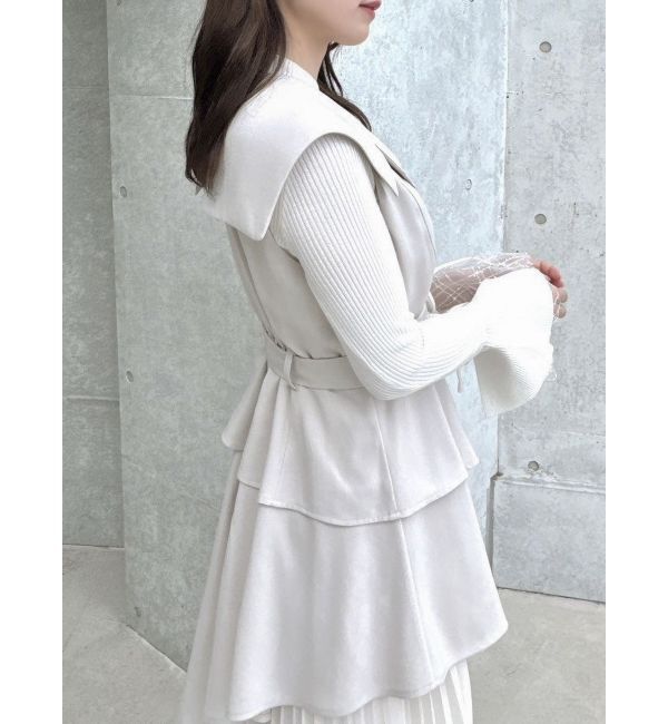 dazzlin「ヘムレースリブニットトップス」|ニット・セーター|