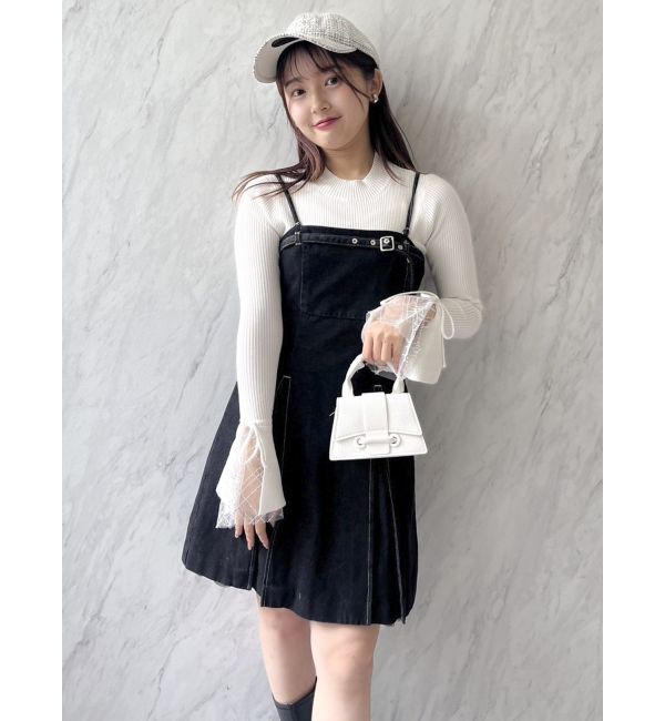 dazzlin「ヘムレースリブニットトップス」|ニット・セーター|