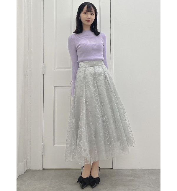 dazzlin「ヘムレースリブニットトップス」|ニット・セーター|