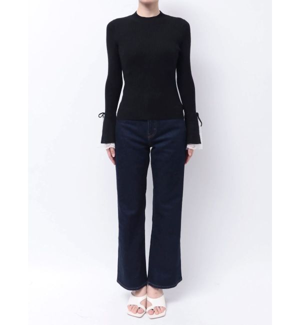 dazzlin「ヘムレースリブニットトップス」|ニット・セーター|