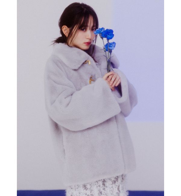 dazzlin「ビットフェイクファーミドルコート」|その他|