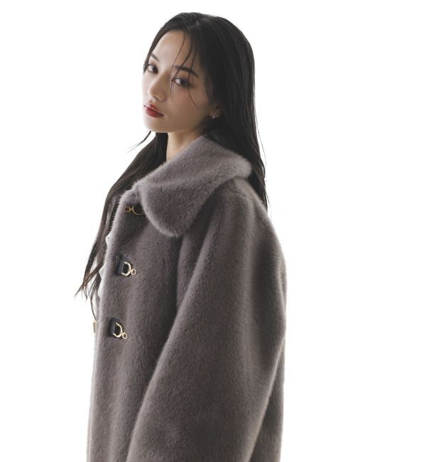 dazzlin「ビットフェイクファーミドルコート」|その他|