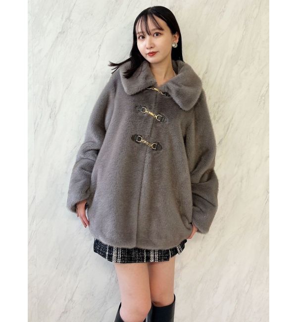 dazzlin「ビットフェイクファーミドルコート」|その他|