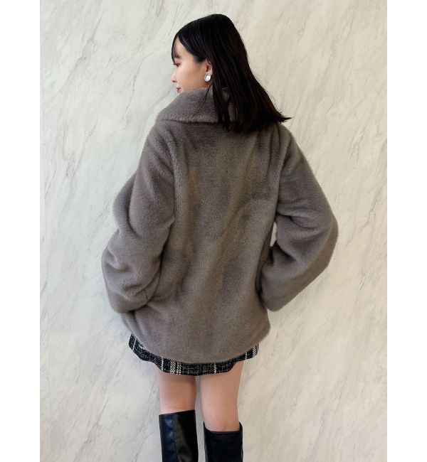 dazzlin「ビットフェイクファーミドルコート」|その他|