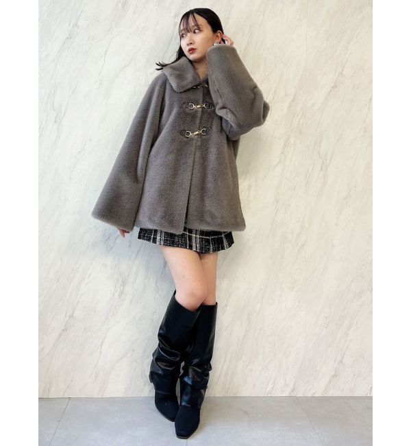 dazzlin「ビットフェイクファーミドルコート」|その他|