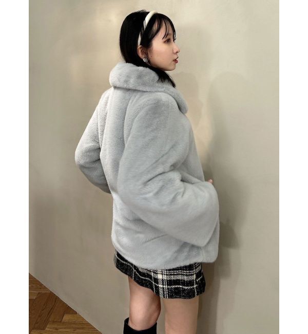 dazzlin「ビットフェイクファーミドルコート」|その他|