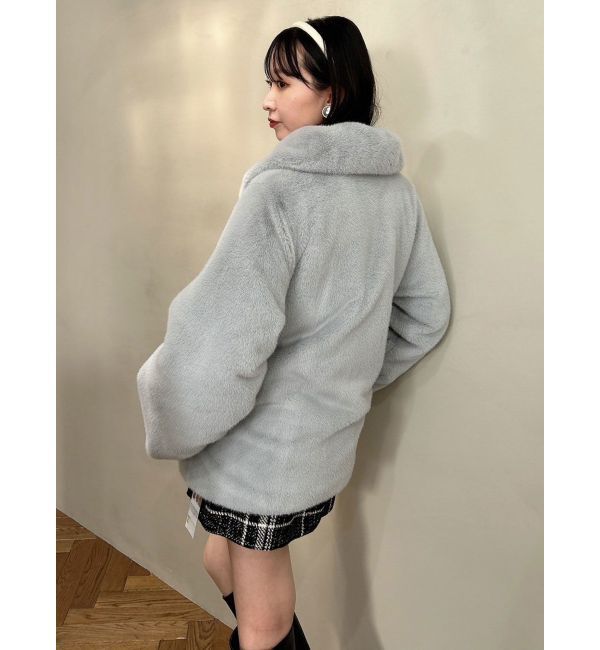 dazzlin「ビットフェイクファーミドルコート」|その他|