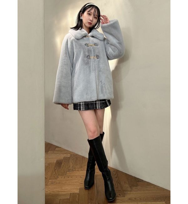 dazzlin「ビットフェイクファーミドルコート」|その他|