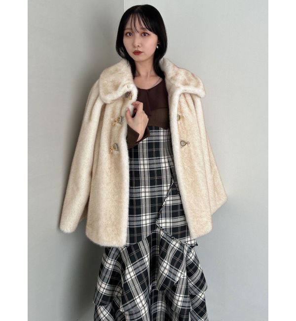 dazzlin「ビットフェイクファーミドルコート」|その他|