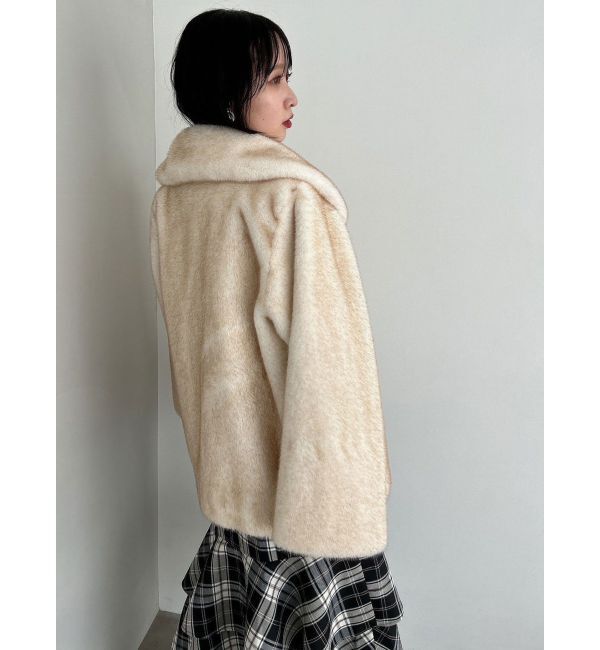 dazzlin「ビットフェイクファーミドルコート」|その他|